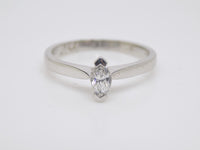 Platinum Marquise Cut Diamond Solitaire Engagement Ring 0.25ct SKU 8803177
