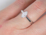 Platinum Marquise Cut Diamond Solitaire Engagement Ring 0.50ct SKU 8803179