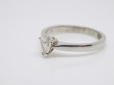 Platinum Pear Cut Diamond Solitaire Engagement Ring 0.33ct SKU 8803185