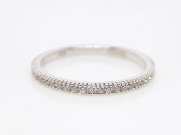 Claw Set Round Brilliant Diamond 3/4 Wedding/Eternity Ring 0.25ct SKU 4501199