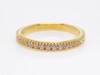 Yellow Gold Full Eternity Claw Set Diamonds Wedding/Eternity Ring 0.50ct SKU 4501208