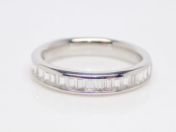 Emerald Cut Channel Set Diamonds Wedding/Eternity Ring 0.45ctSKU 4501295