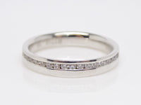White Gold Round Brilliant Channel Set Diamonds Wedding/Eternity Ring 0.25ct SKU 4501321