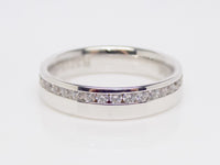 Round Brilliant Channel Set Diamonds Wedding/Eternity Ring 0.35ct SKU 4501331