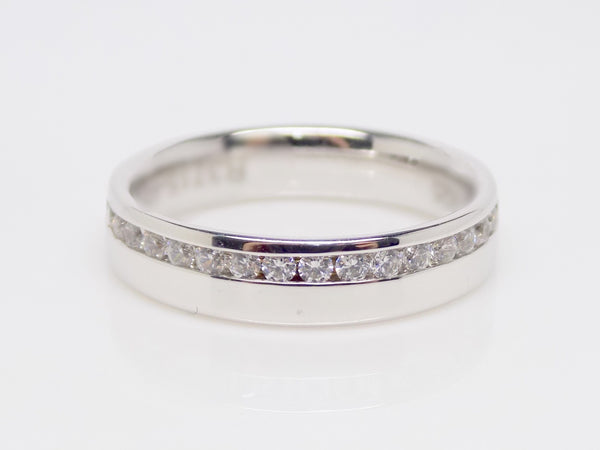 Round Brilliant Channel Set Diamonds Wedding/Eternity Ring 0.35ct SKU 4501331