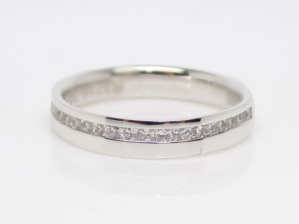Princess Cut Channel Set Diamonds Wedding/Eternity Ring 0.33ct SKU 4501343