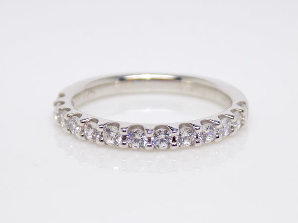 Round Brilliant Claw Set Diamonds Wedding/Eternity Ring 0.50ct SKU 4501397