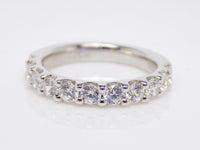 Round Brilliant Claw Set Diamonds Wedding/Eternity Ring 1.00ct SKU 4501409