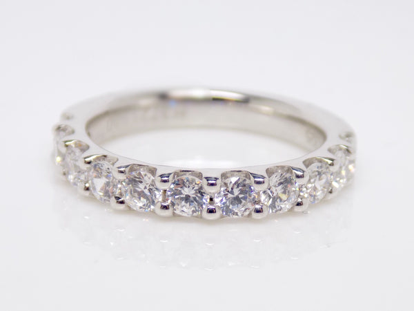 Round Brilliant Claw Set Diamonds Wedding/Eternity Ring 1.00ct SKU 4501409