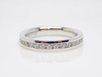 White Gold Round Brilliant Channel Set Diamonds Wedding/Eternity Ring 0.50ct SKU 4501429