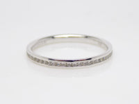 Princess Cut Channel Set Diamonds Wedding/Eternity Ring 0.25ct SKU 4501451