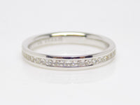 Princess Cut Channel Set Diamonds Wedding/Eternity Ring 0.50ct SKU 4501463