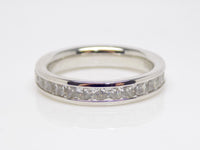 Princess Cut Channel Set Diamonds Wedding/Eternity Ring 1.00ct SKU 4501475