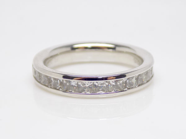 Princess Cut Channel Set Diamonds Wedding/Eternity Ring 1.00ct SKU 4501475