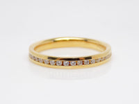 Yellow Gold Full Eternity Round Brilliant Channel Set Diamonds Wedding/Eternity Ring 0.40ct SKU 4501490