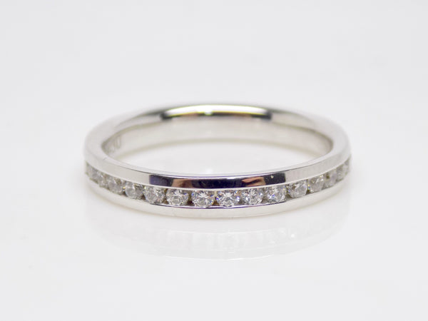Full Eternity Round Brilliant Channel Set Diamonds Wedding/Eternity Ring 0.60ct SKU 4501499