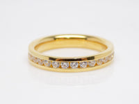 Yellow Gold Full Eternity Round Brilliant Channel Set Diamonds Wedding/Eternity Ring 0.85ct SKU 4501502