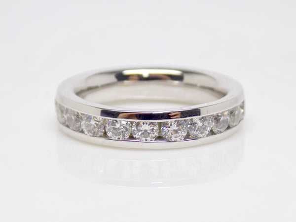 Full Eternity Round Brilliant Channel Set Diamonds Wedding/Eternity Ring 1.85ct SKU 4501517