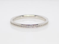 White Gold Full Eternity Princess Cut Channel Set Diamonds Wedding/Eternity Ring 0.50ct SKU 4501519