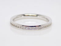 White Gold Full Eternity Princess Cut Channel Set Diamonds Wedding/Eternity Ring 0.75ct SKU 4501525