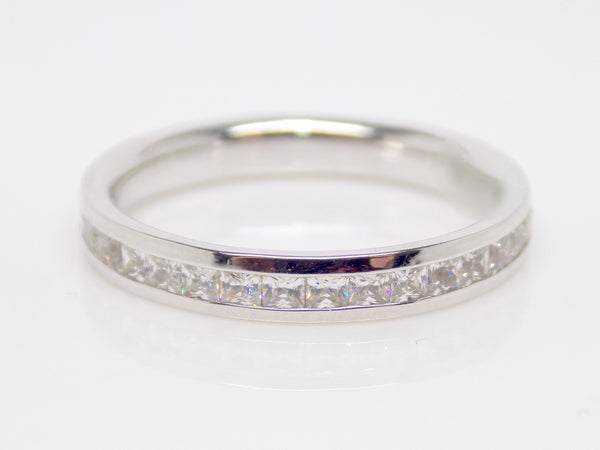 Full Eternity Princess Cut Channel Set Diamonds Wedding/Eternity Ring 1.00ct SKU 4501535