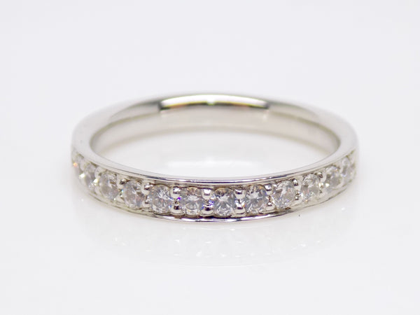 Claw Set Round Brilliant Diamonds Channel Edge Wedding/Eternity Ring 0.35ct SKU 4501577