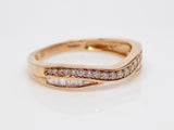Rose Gold Diamond Wedding/Eternity 0.25ct SKU 7307007